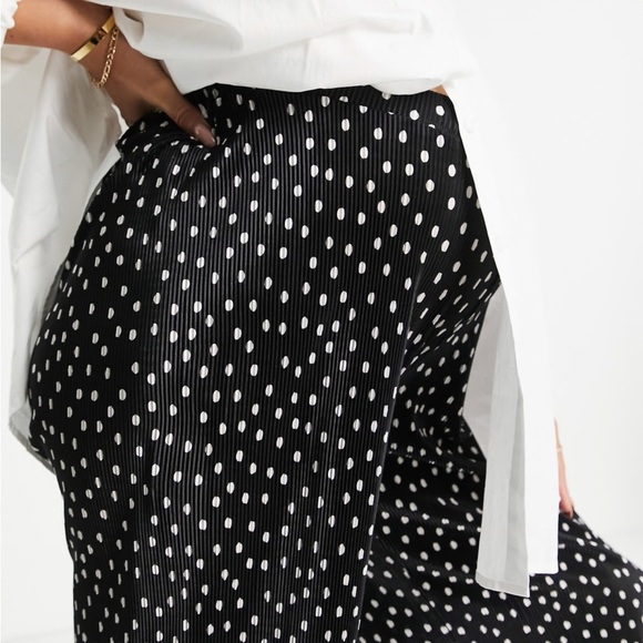 ASOS Other - ASOS Black and White Polka Dot Maternity over the bump pants